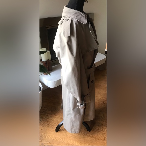 Vintage Double Breasted, Belted, Long Trench Coat EUR 40 - Picture 3 of 12